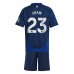 Manchester United Luke Shaw #23 Bortedraktsett Barn 2024-25 Kortermet (+ Korte bukser)